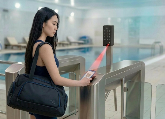 MBR-21 QR: Controllo Accessi RFID, QR Code e PIN per Palestre Piscine e Centri Sportivi